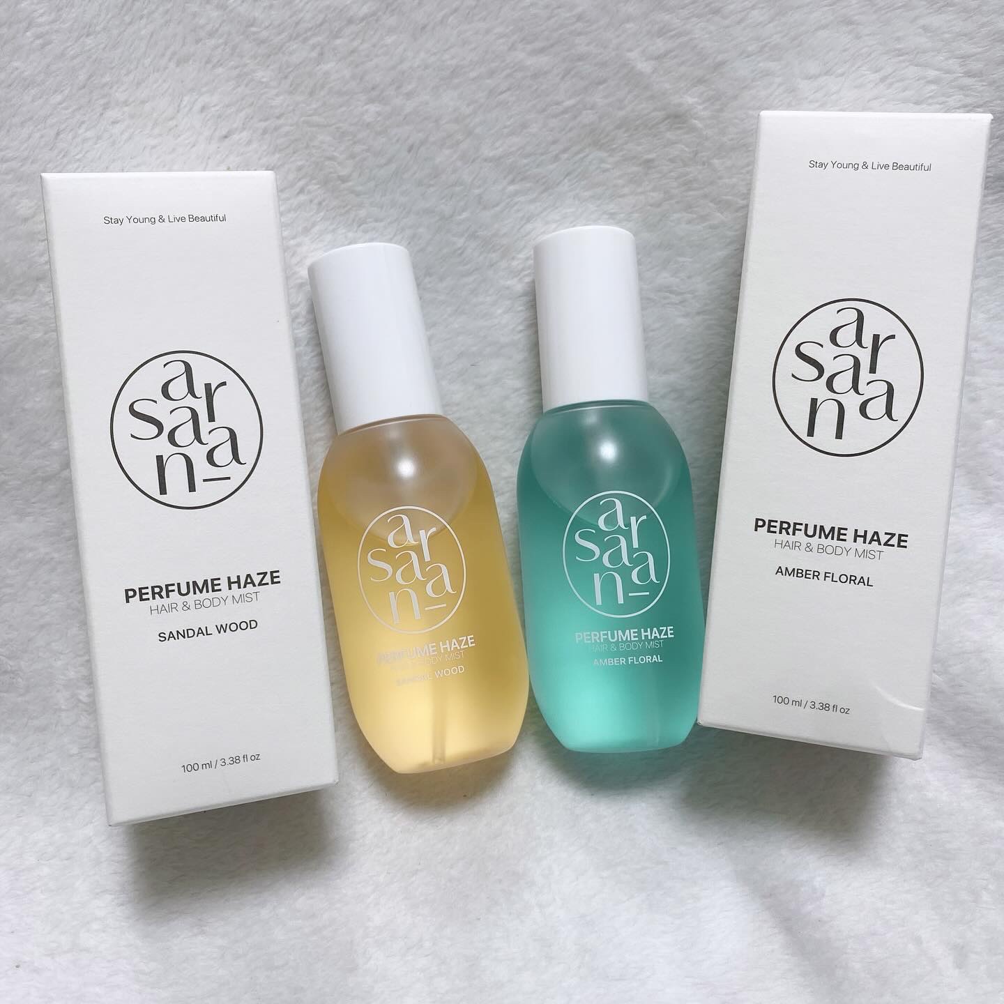 パフュームヘイズ ヘア&ボディミスト/SARANARA/ヘアミストを使ったクチコミ（1枚目）