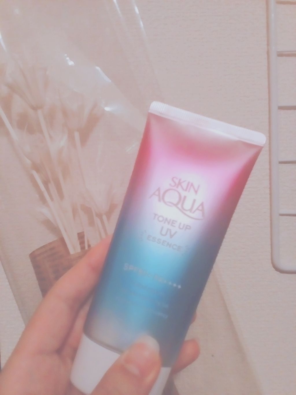 スキンアクア トーンアップUVエッセンス/スキンアクア/日焼け止めクリームを使ったクチコミ(1枚目)