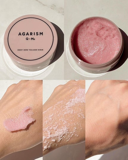 Q+Me スウィート ボム タラソ スクラブ/AGARISM/バスト・ヒップケアを使ったクチコミ(2枚目)
