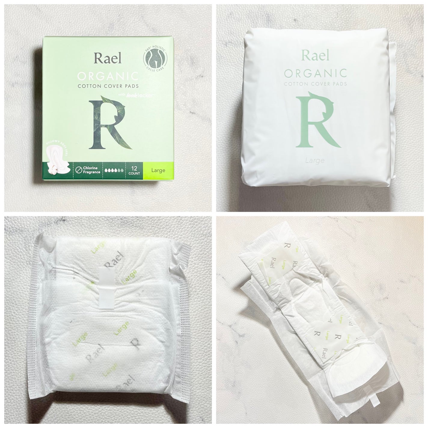Rael オーガニックコットンカバーパッド/Rael/コットンを使ったクチコミ(6枚目)