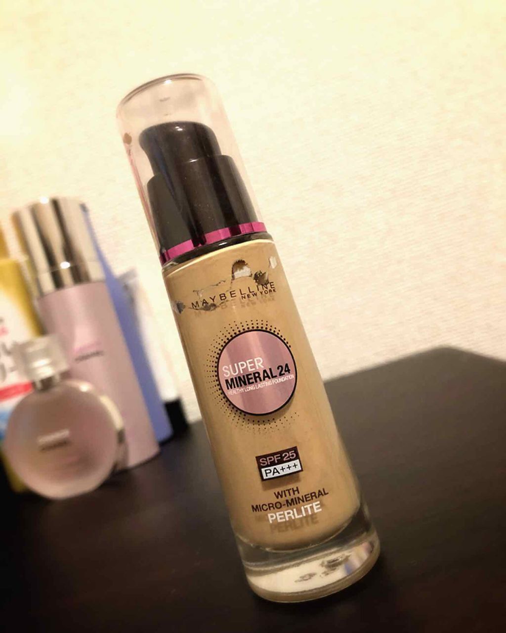 SP ミネラル リキッド ロングキープ/MAYBELLINE NEW YORK/リキッドファンデーションを使ったクチコミ（1枚目）