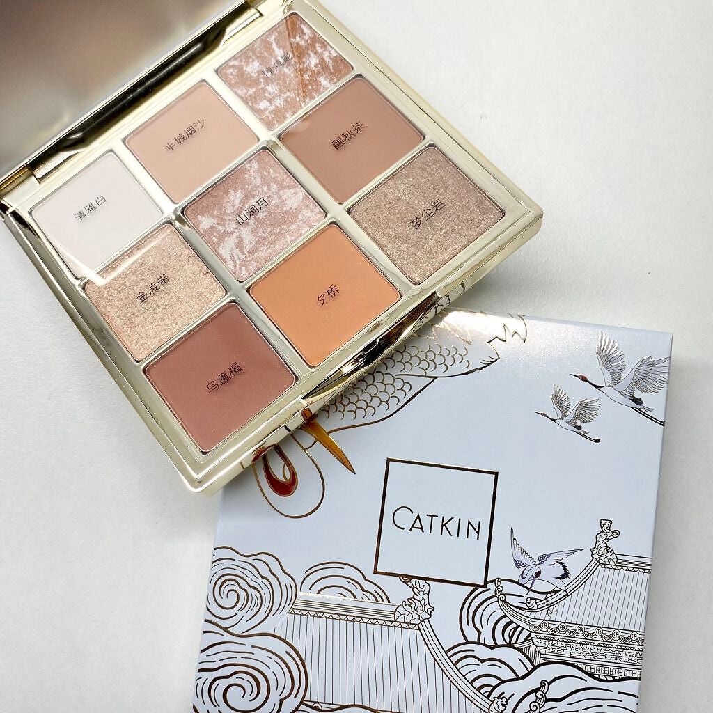 浮生大梦 9色アイシャドウパレット/CATKIN/アイシャドウパレットを使ったクチコミ(1枚目)