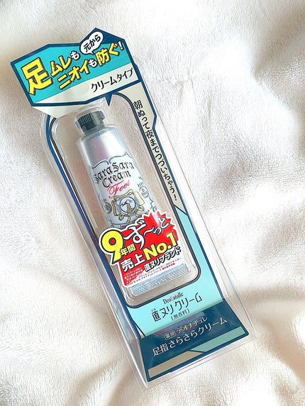 薬用足指さらさらクリーム/デオナチュレ/デオドラント・制汗剤を使ったクチコミ(2枚目)