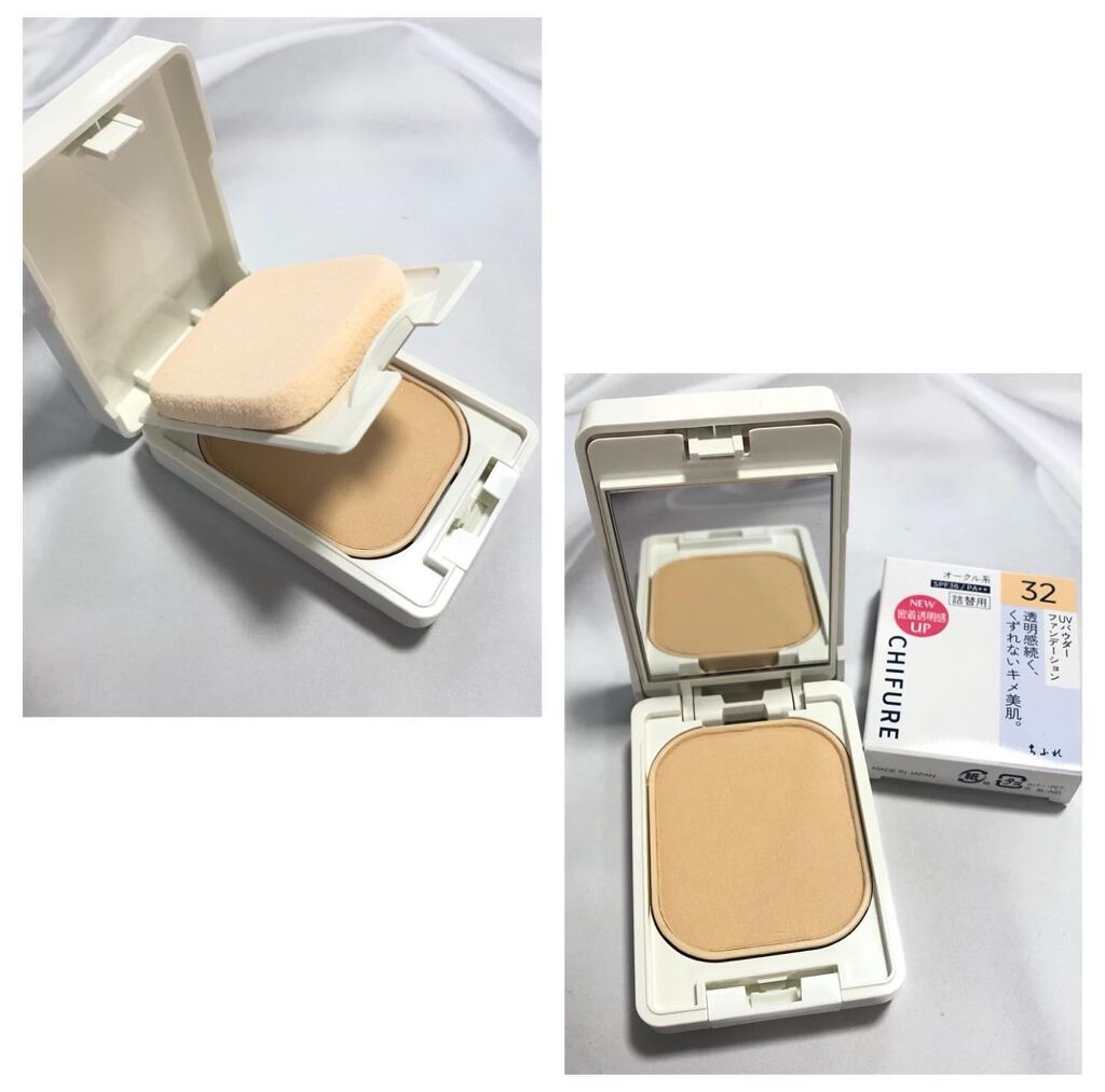 lala on LIPS 「ちふれのUVパウダーファンデーションに新色登場👏♡✼••┈┈•..」(3枚目)