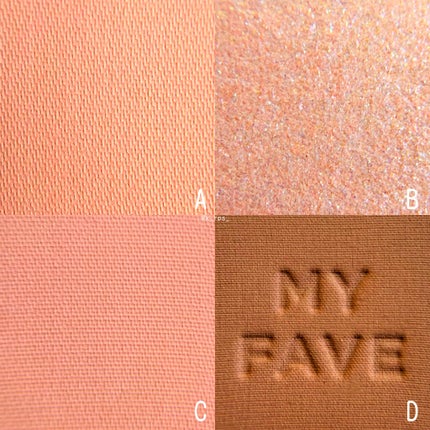 ホリカホリカ マイフェイブシャドウパレット(4カラー) #05 MERRY/HOLIKA HOLIKA/アイシャドウパレットを使ったクチコミ(3枚目)