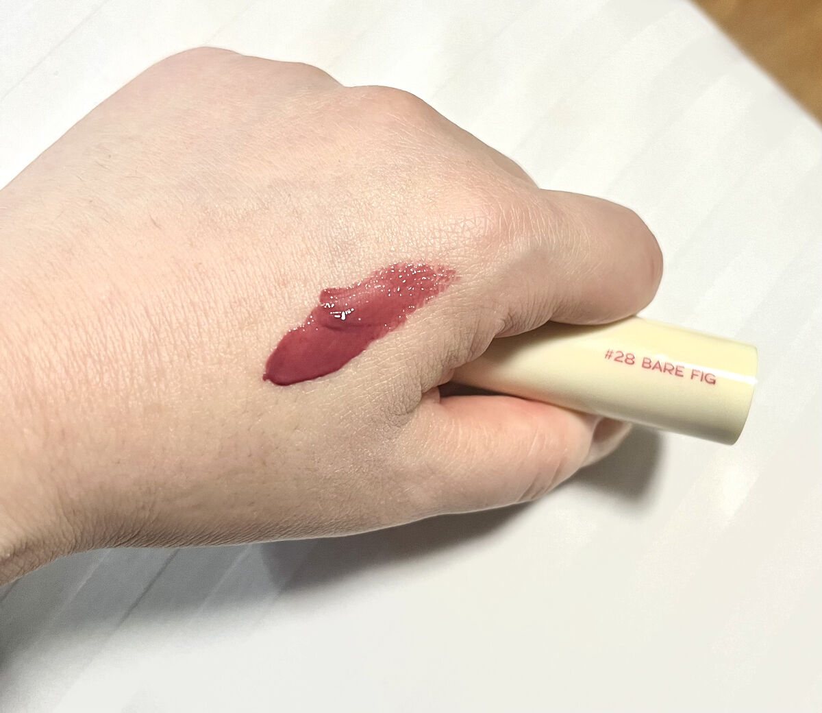 ジューシーラスティングティント ウィズミニセット/rom&nd/リップティントを使ったクチコミ（2枚目）