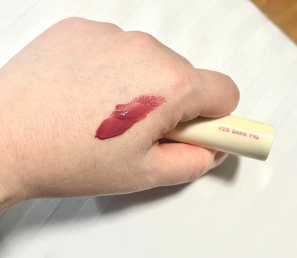 ジューシーラスティングティント ウィズミニセット/rom&nd/リップティントを使ったクチコミ(2枚目)