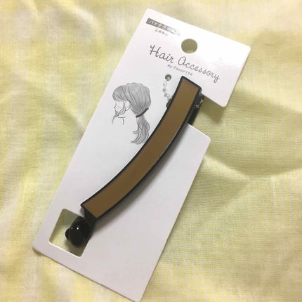 バナナクリップ細リボン/セリア/ヘアアクセサリーを使ったクチコミ(1枚目)