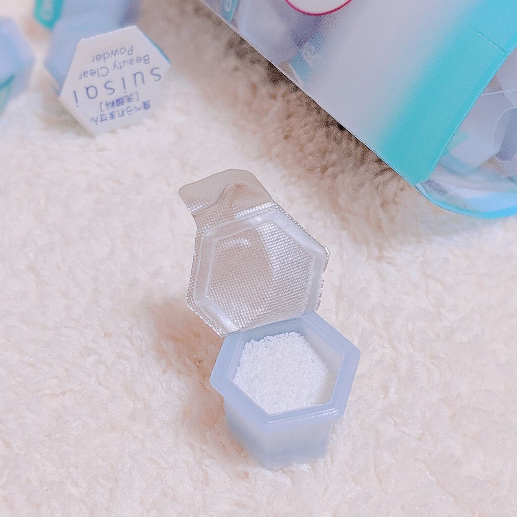 スイサイ ビューティクリア パウダーウォッシュ/suisai/洗顔パウダーを使ったクチコミ（2枚目）