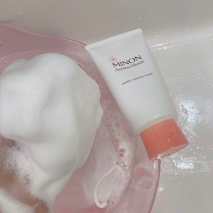 アミノモイスト モイストクリーミィ ウォッシュ/ミノン/洗顔フォームを使ったクチコミ(4枚目)