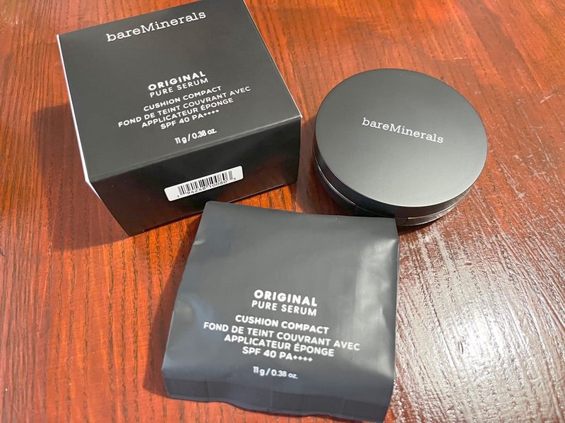 オリジナル ピュア セラム カバーアップ クッション/bareMinerals/クッションファンデーションを使ったクチコミ（1枚目）