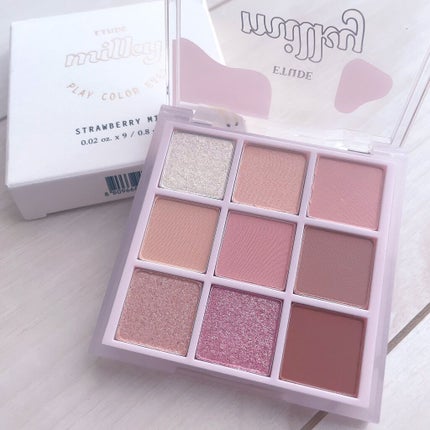 プレイカラーアイズ ≪ミルキーコレクション≫/ETUDE/アイシャドウパレットを使ったクチコミ(2枚目)