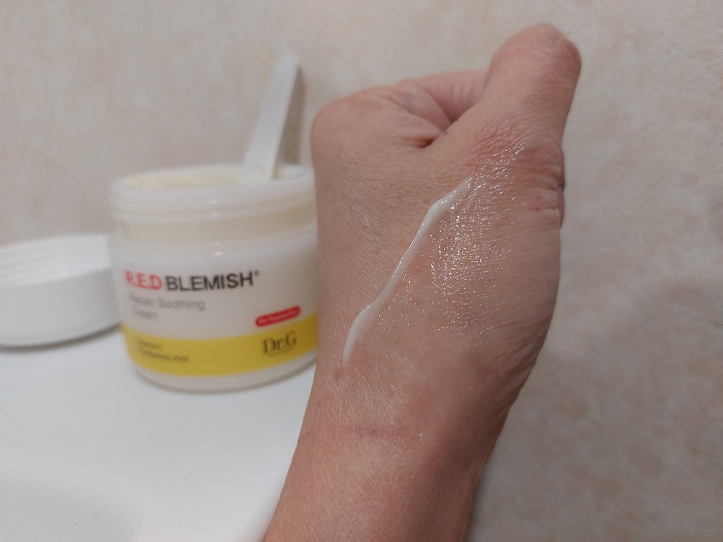 レッドブレミッシュ リペアスージングクリーム/Dr.G/フェイスクリームを使ったクチコミ(4枚目)