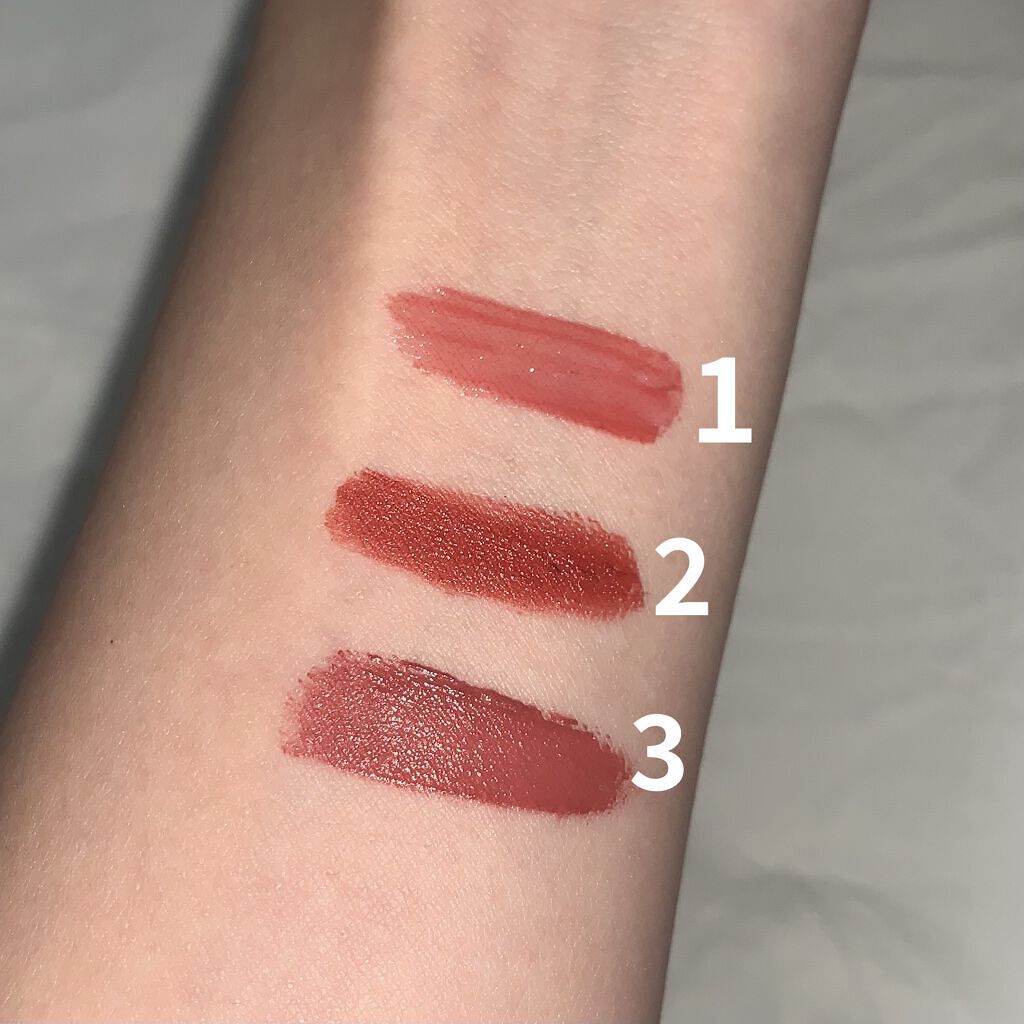 ジューシーラスティングティント/rom&nd/リップティントを使ったクチコミ（3枚目）