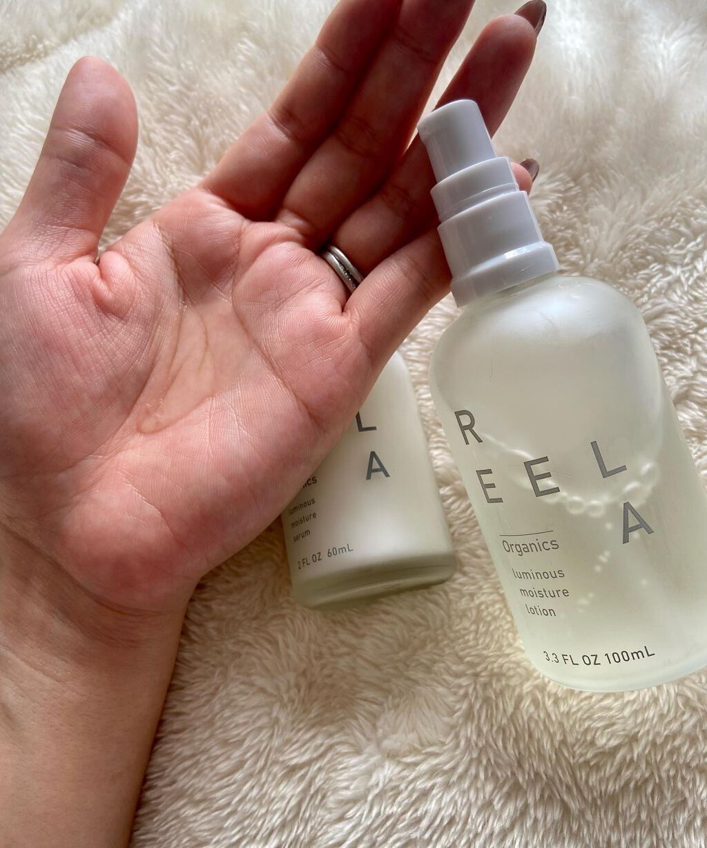 ルミナス モイスチャーセラム/REELA Organics/美容液を使ったクチコミ（3枚目）