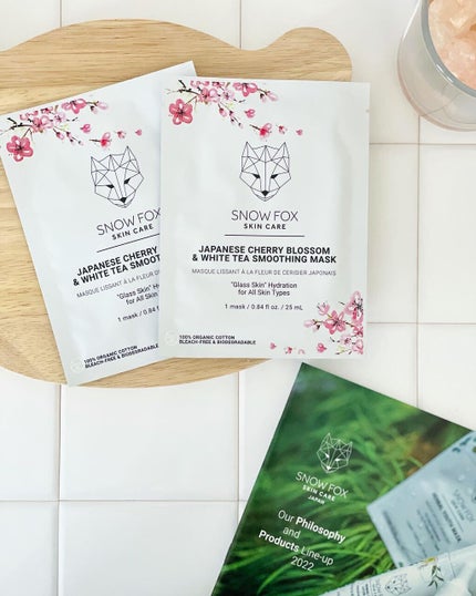 桜&ホワイトティー スムージング マスク/SNOW FOX SKINCARE/シートマスク・パックを使ったクチコミ(1枚目)