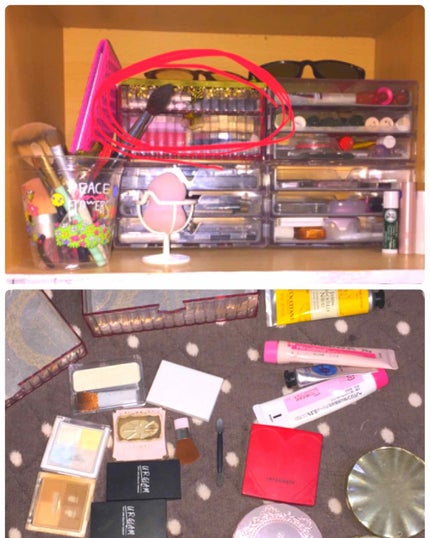 3段式クリアーケース/DAISO/その他化粧小物を使ったクチコミ(1枚目)