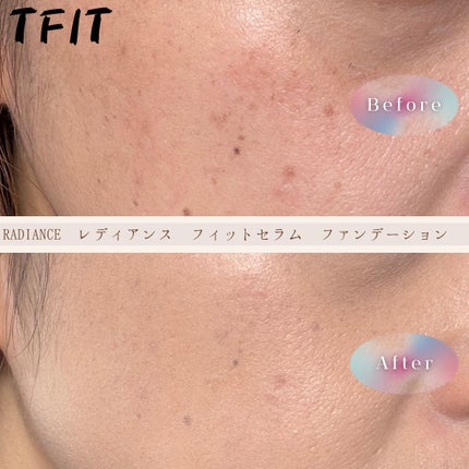 ラディアンスフィットセラムファンデーション/TFIT/リキッドファンデーションを使ったクチコミ(2枚目)