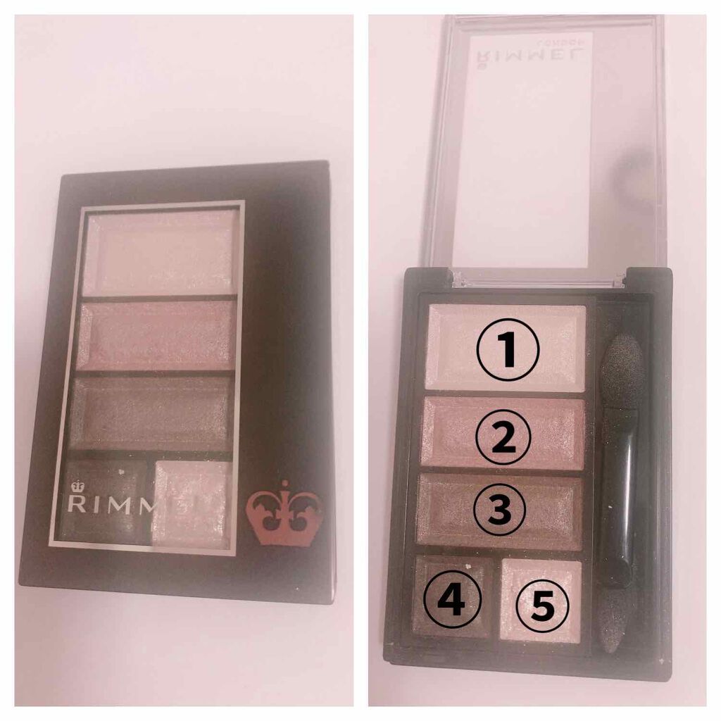 ショコラスウィート アイズ/リンメル ロンドン/アイシャドウパレットを使ったクチコミ（2枚目）