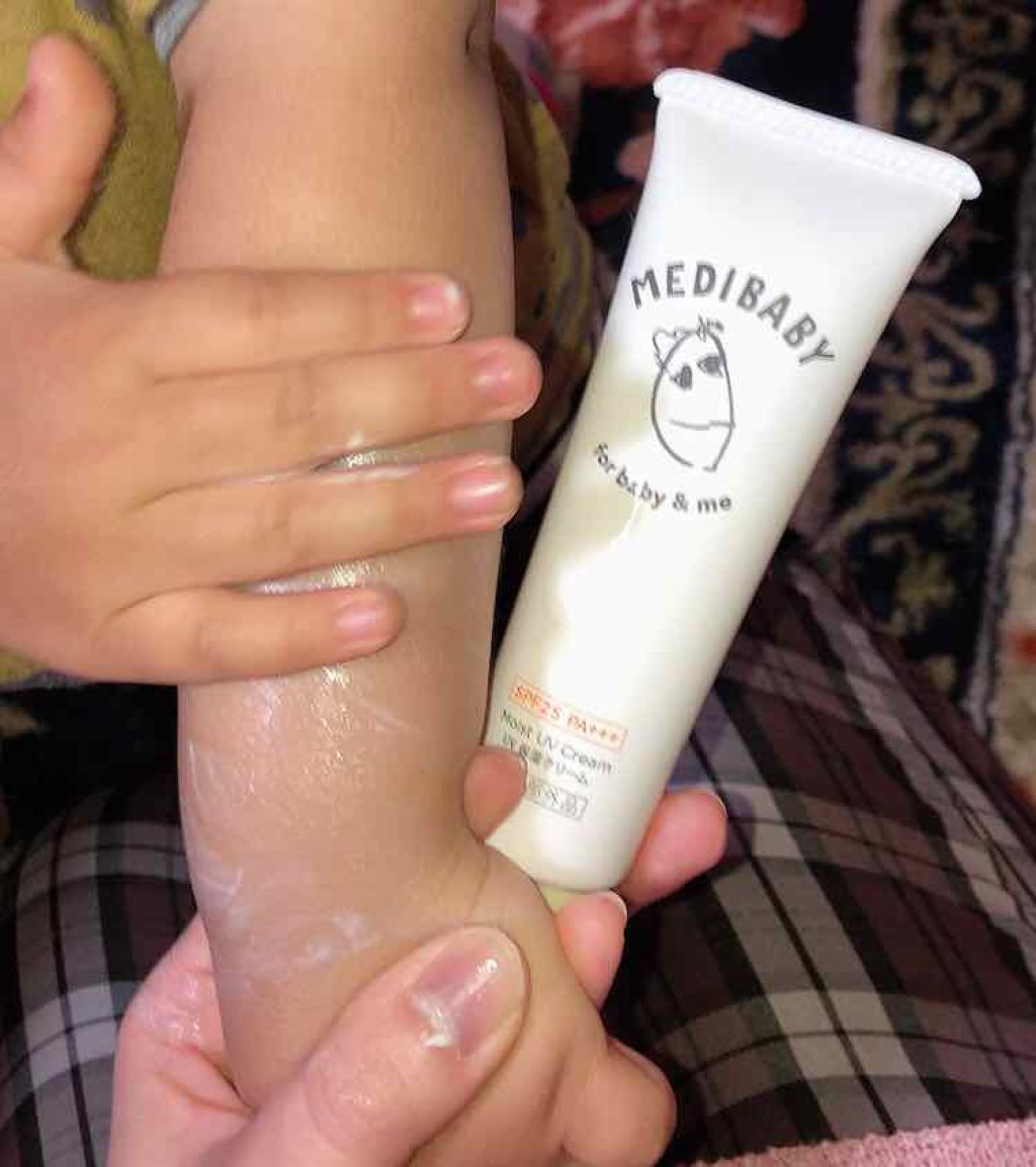 薬用UV保湿クリーム/MEDIBABY/ボディクリームを使ったクチコミ（2枚目）
