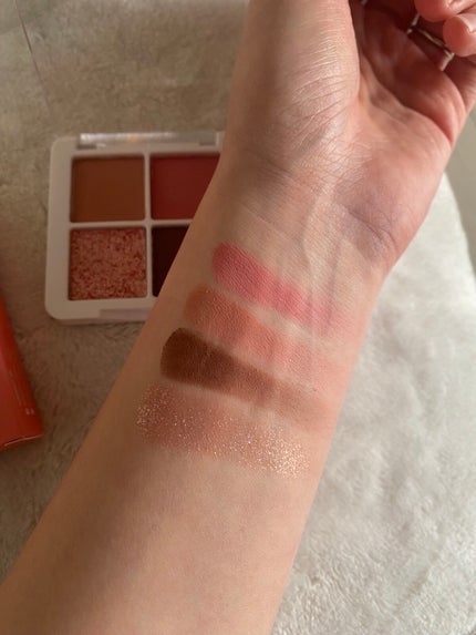 プチポケットアイシャドウパレット/SO GLAM/アイシャドウパレットを使ったクチコミ(3枚目)