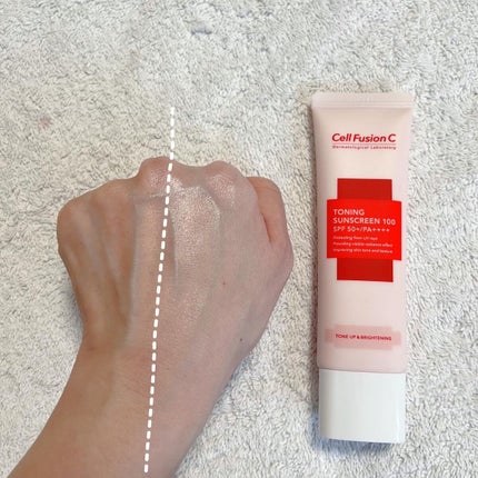 トーニングサンスクリーン100/Cell Fusion C(セルフュージョンシー)/日焼け止めクリームを使ったクチコミ(4枚目)