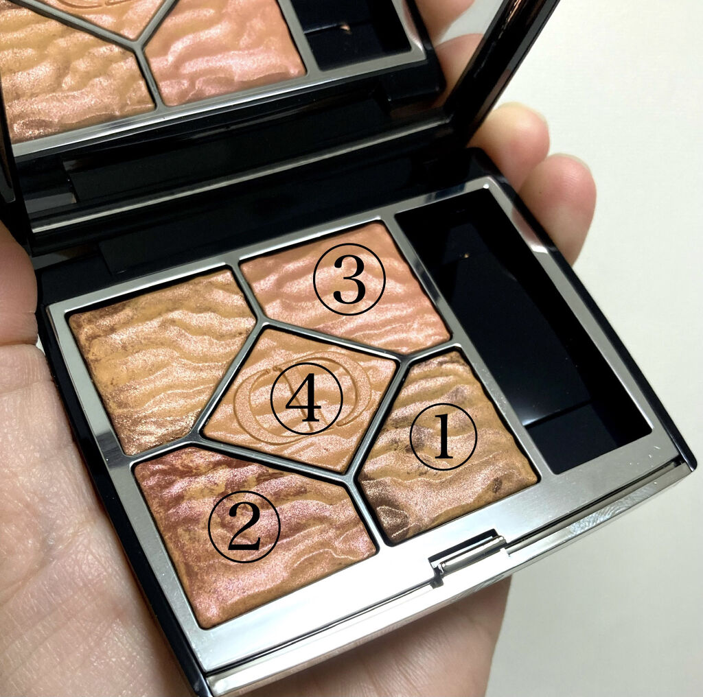 サンク クルール クチュール ＜サマー デューン＞/Dior/アイシャドウパレットを使ったクチコミ（2枚目）