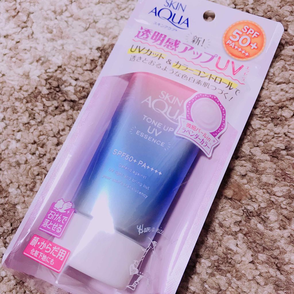 スキンアクア トーンアップUVエッセンス/スキンアクア/日焼け止めクリームを使ったクチコミ(1枚目)