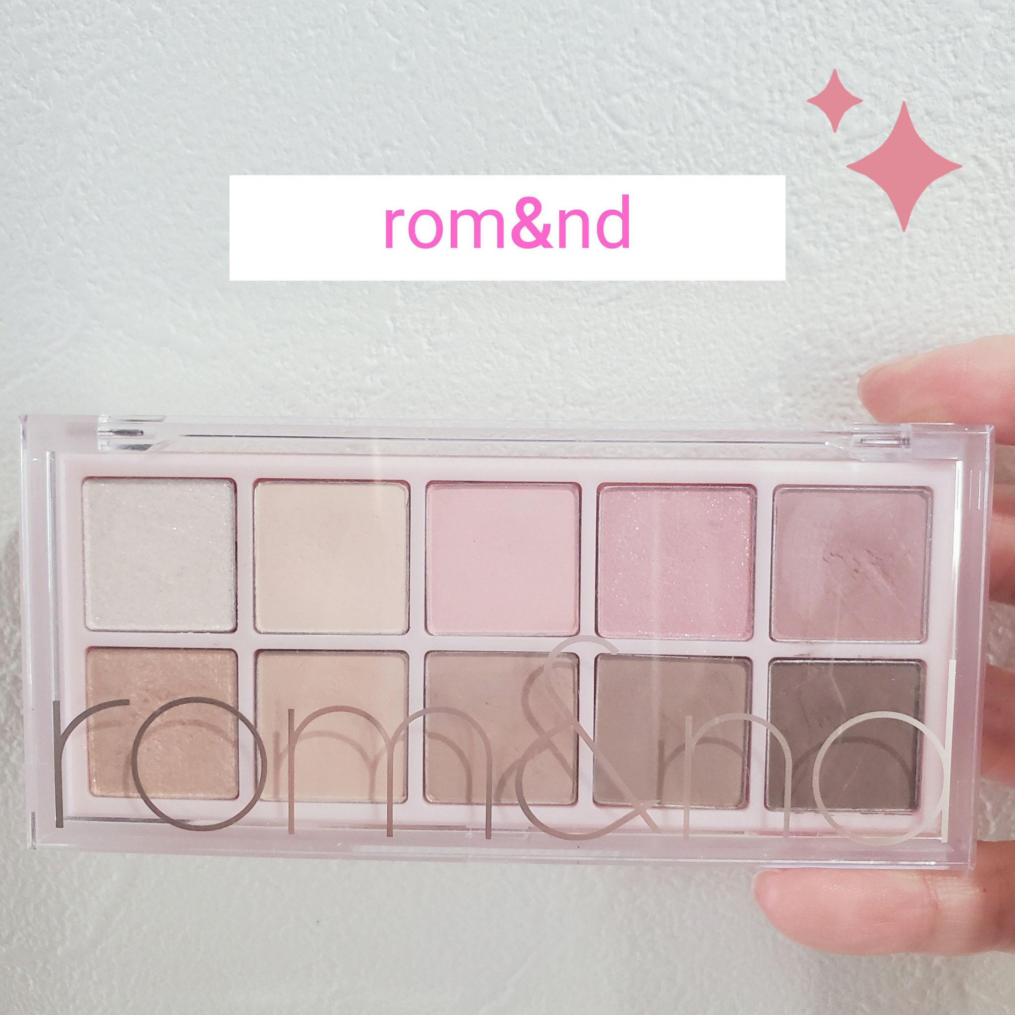 ベターザンパレット 06 ピオニーヌードガーデン(PEONY NUDE GARDEN)/rom&nd/アイシャドウパレットを使ったクチコミ（1枚目）