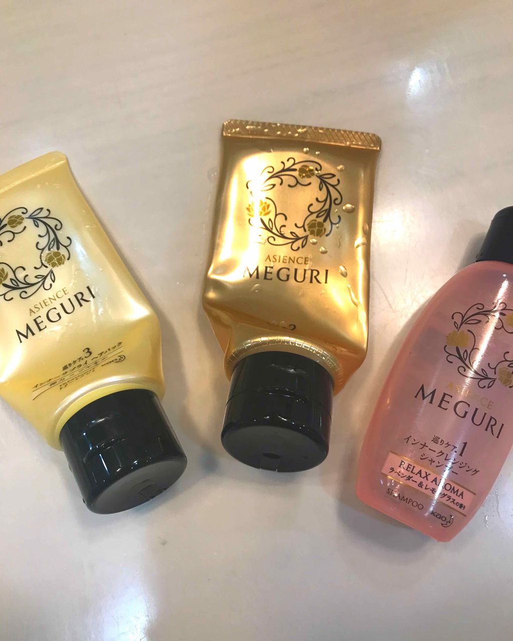 ASIENCE MEGURI 濃密ジュレ/アジエンス/洗い流すヘアトリートメントを使ったクチコミ(1枚目)