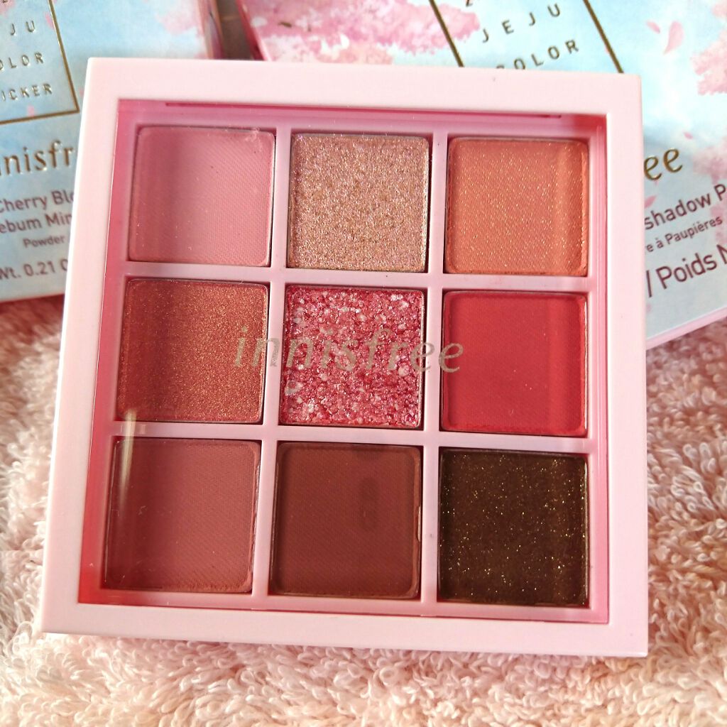 チェリーブロッサム アイシャドウ パレット 2020 Jeju Color Picker/innisfree/アイシャドウパレットを使ったクチコミ（1枚目）