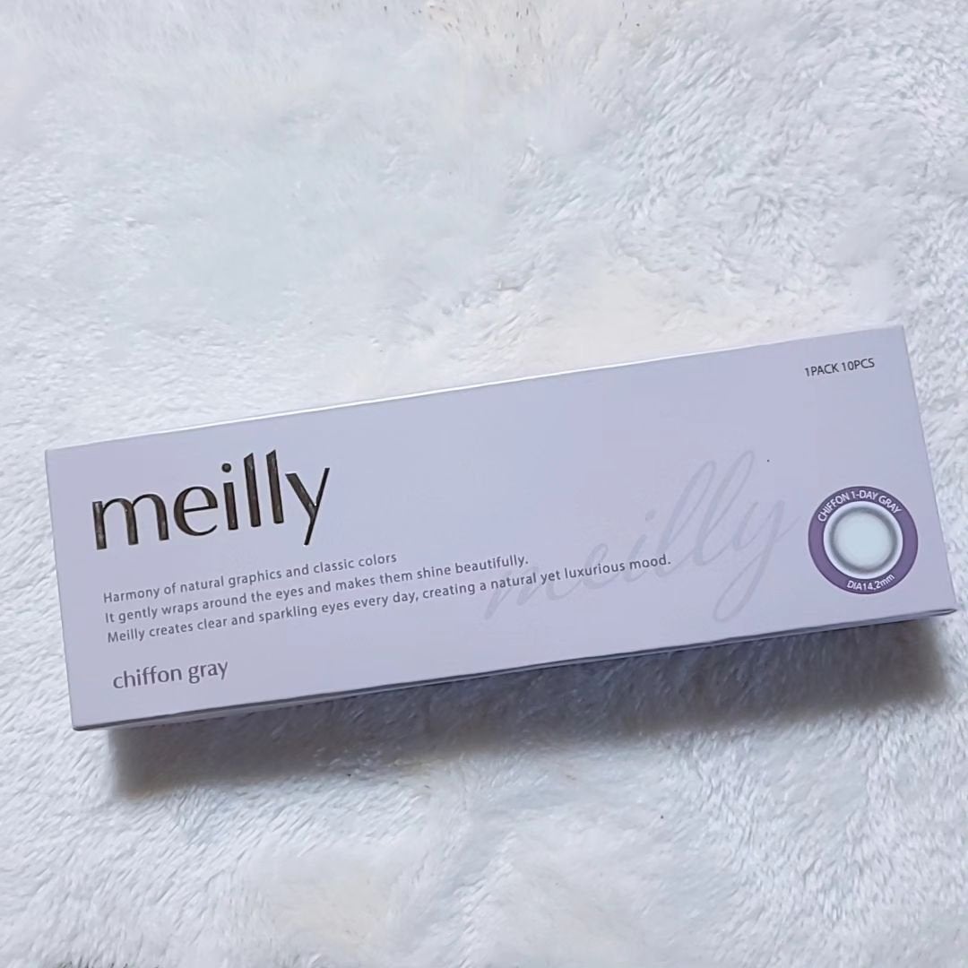 chiffon/meilly/ワンデー(1DAY)カラコンを使ったクチコミ(2枚目)