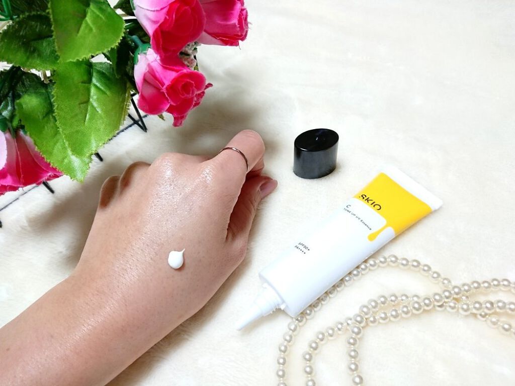 VC トーンアップUVエッセンス/SKIO/日焼け止めローションを使ったクチコミ（2枚目）