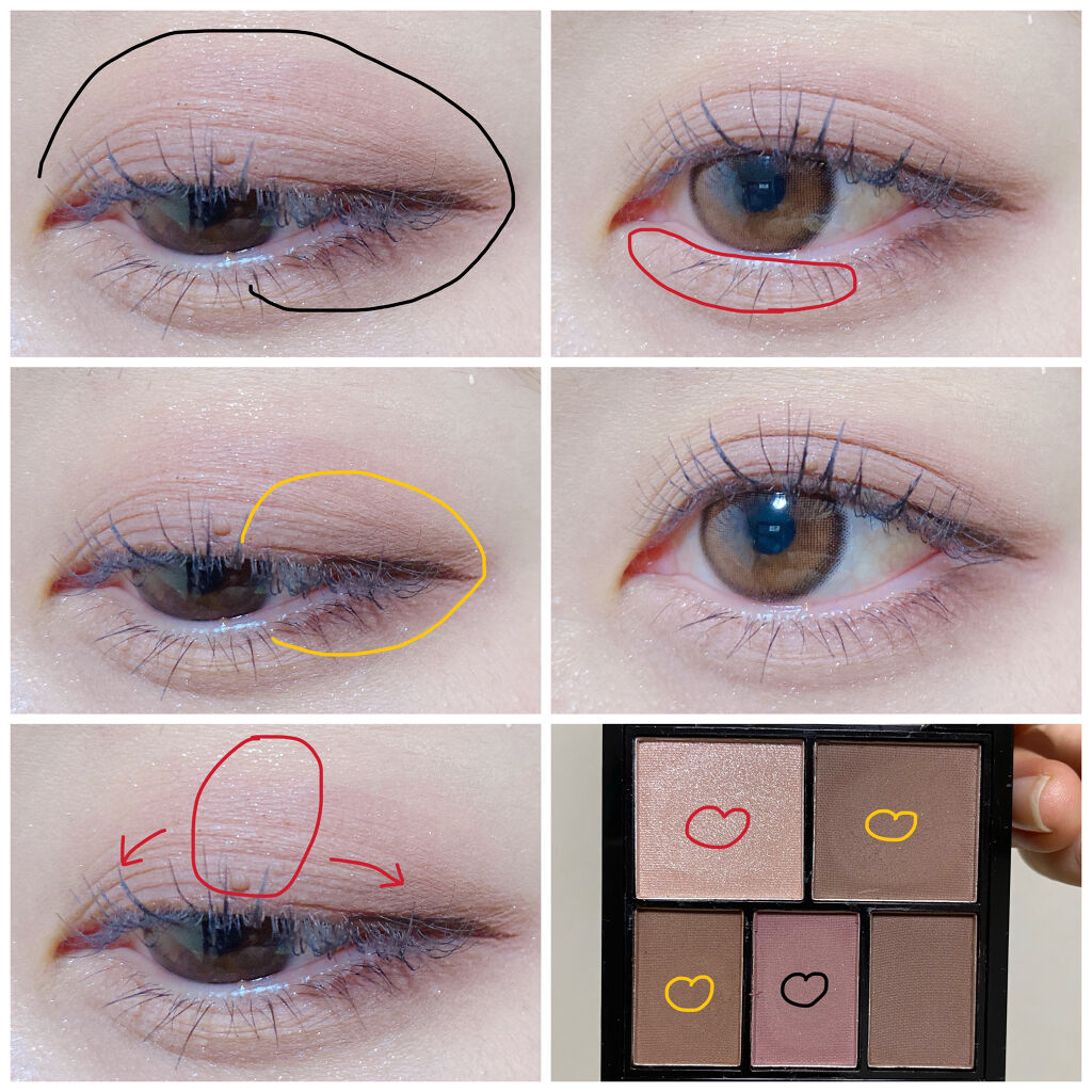 マルチアイパレット/U R GLAM/アイシャドウパレットを使ったクチコミ（3枚目）