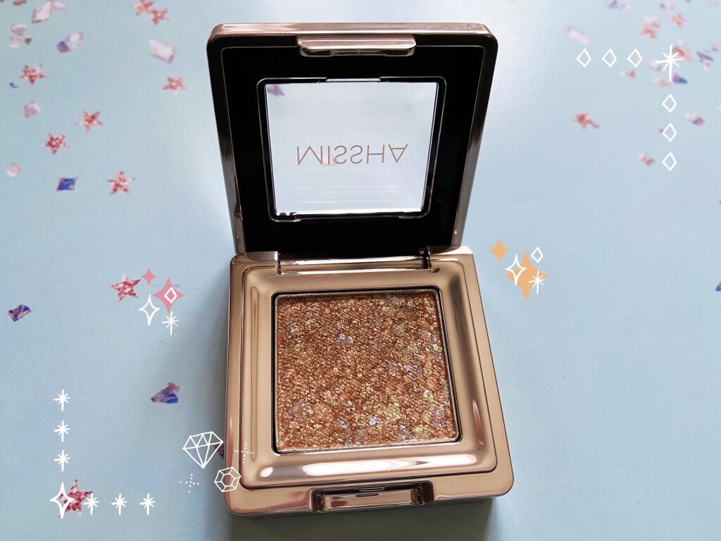 グリッタープリズム シャドウ GOP03 キャンドルプリズム/MISSHA/グリッターを使ったクチコミ（2枚目）