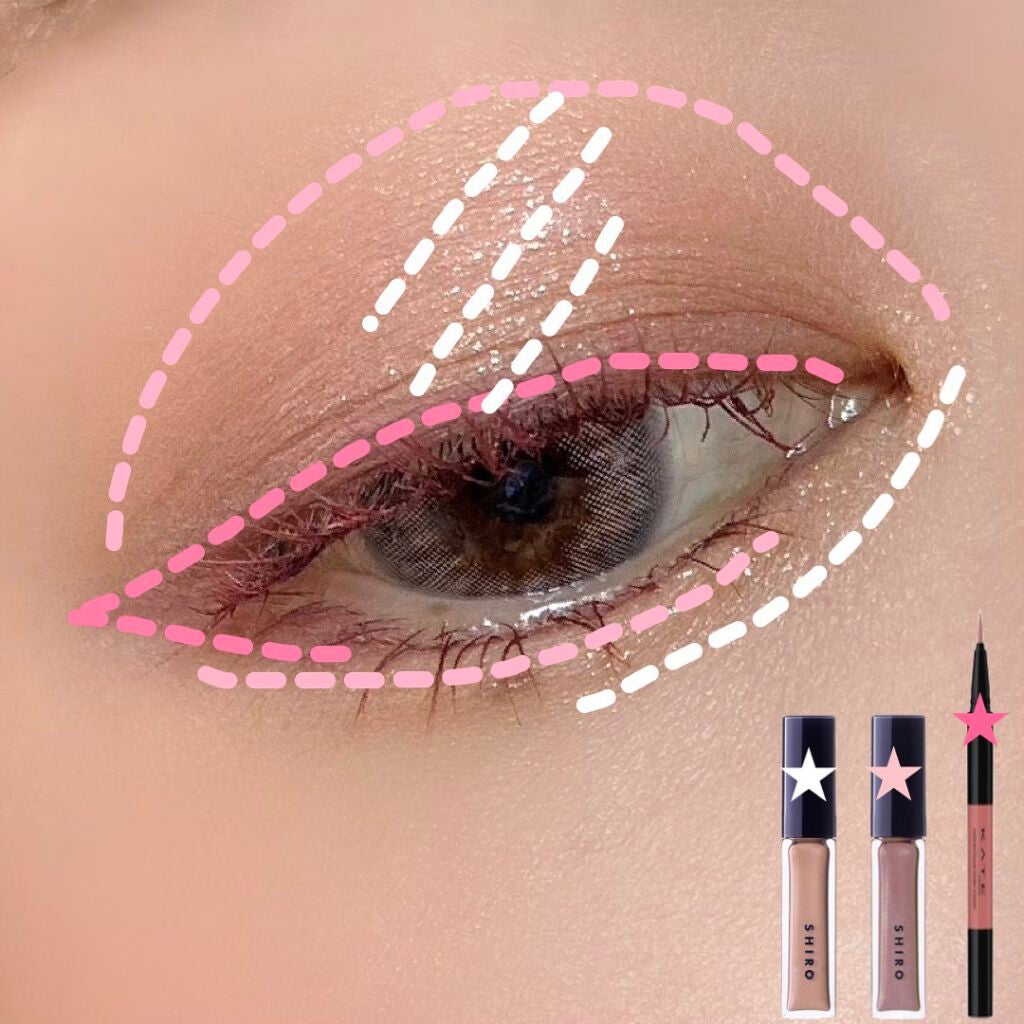 カレンデュラアイシャドウリキッド/SHIRO/リキッドアイシャドウを使ったクチコミ(2枚目)