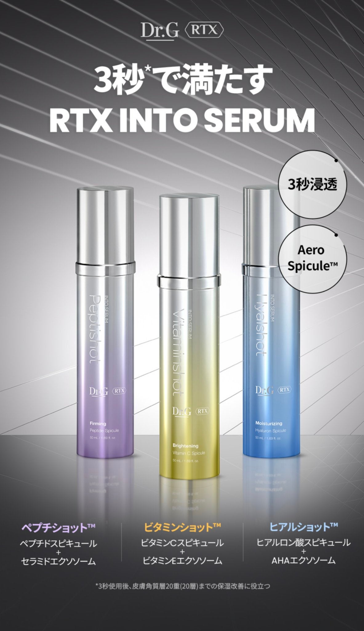 RTXセラム ヒアルショット/Dr.G/美容液を使ったクチコミ(3枚目)