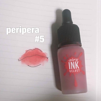 インク ベルベット/PERIPERA/口紅を使ったクチコミ(1枚目)
