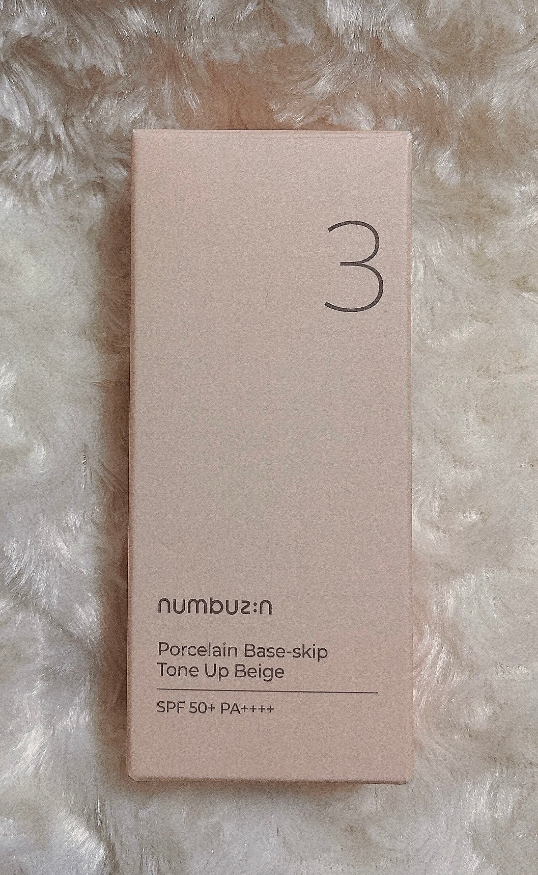 3番 ノーファンデ陶器肌トーンアップクリーム/numbuzin/化粧下地を使ったクチコミ(1枚目)