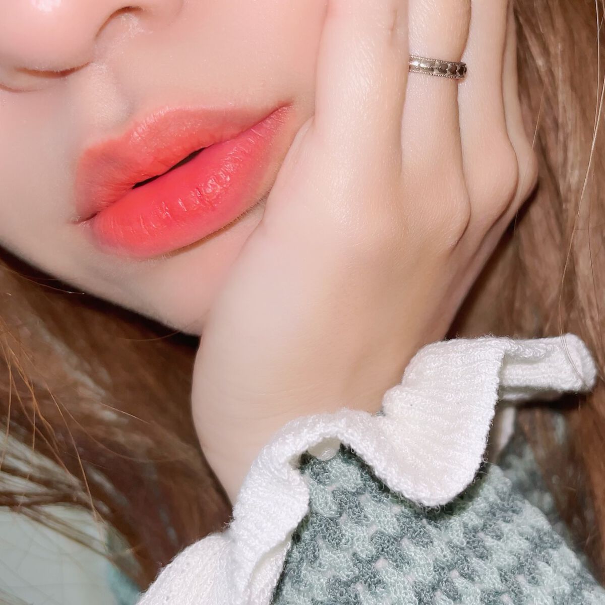 クリームドゥバターティント/dasique/リップティントを使ったクチコミ(3枚目)