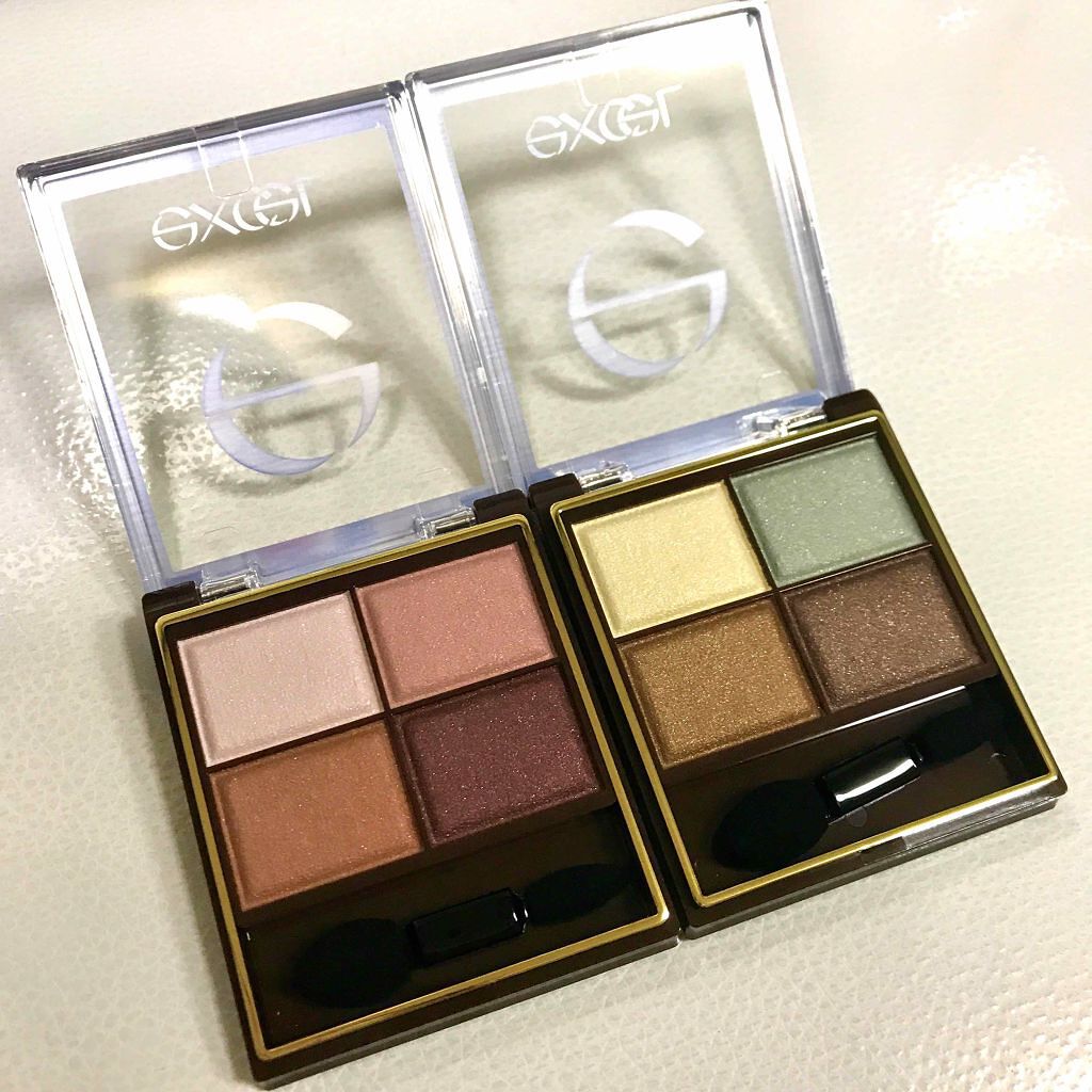 スキニーリッチシャドウ/excel/アイシャドウパレットを使ったクチコミ（2枚目）