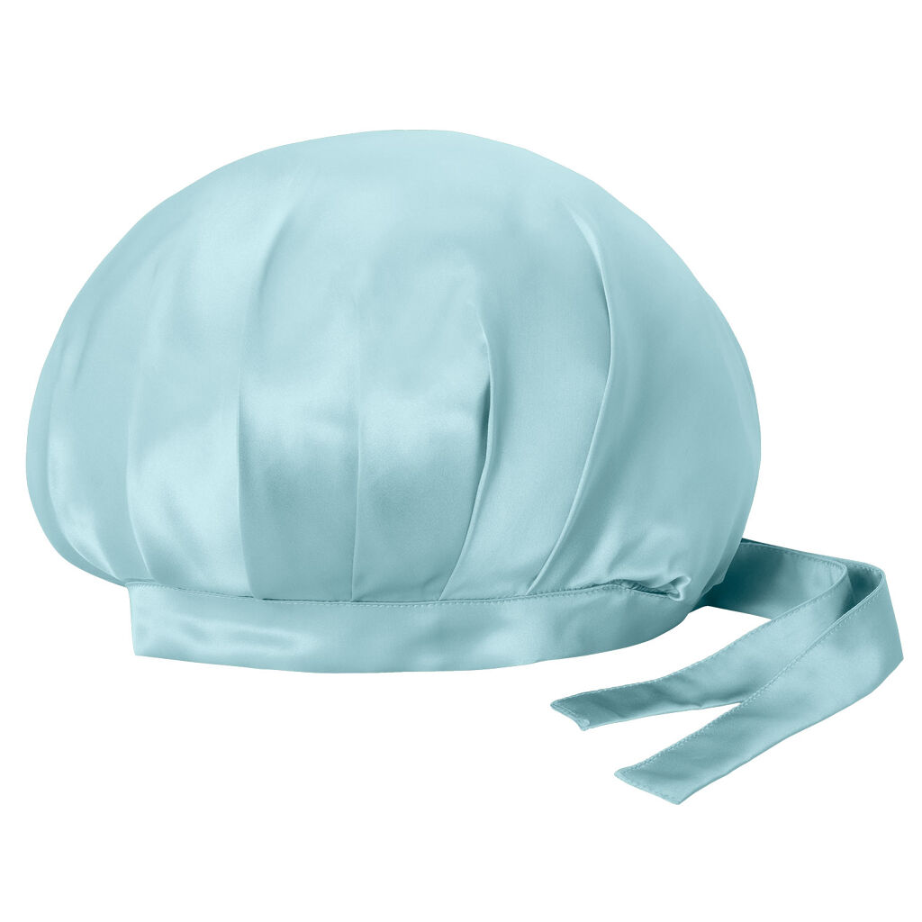 シルク ナイトキャップ（リボン） 09 グリーン