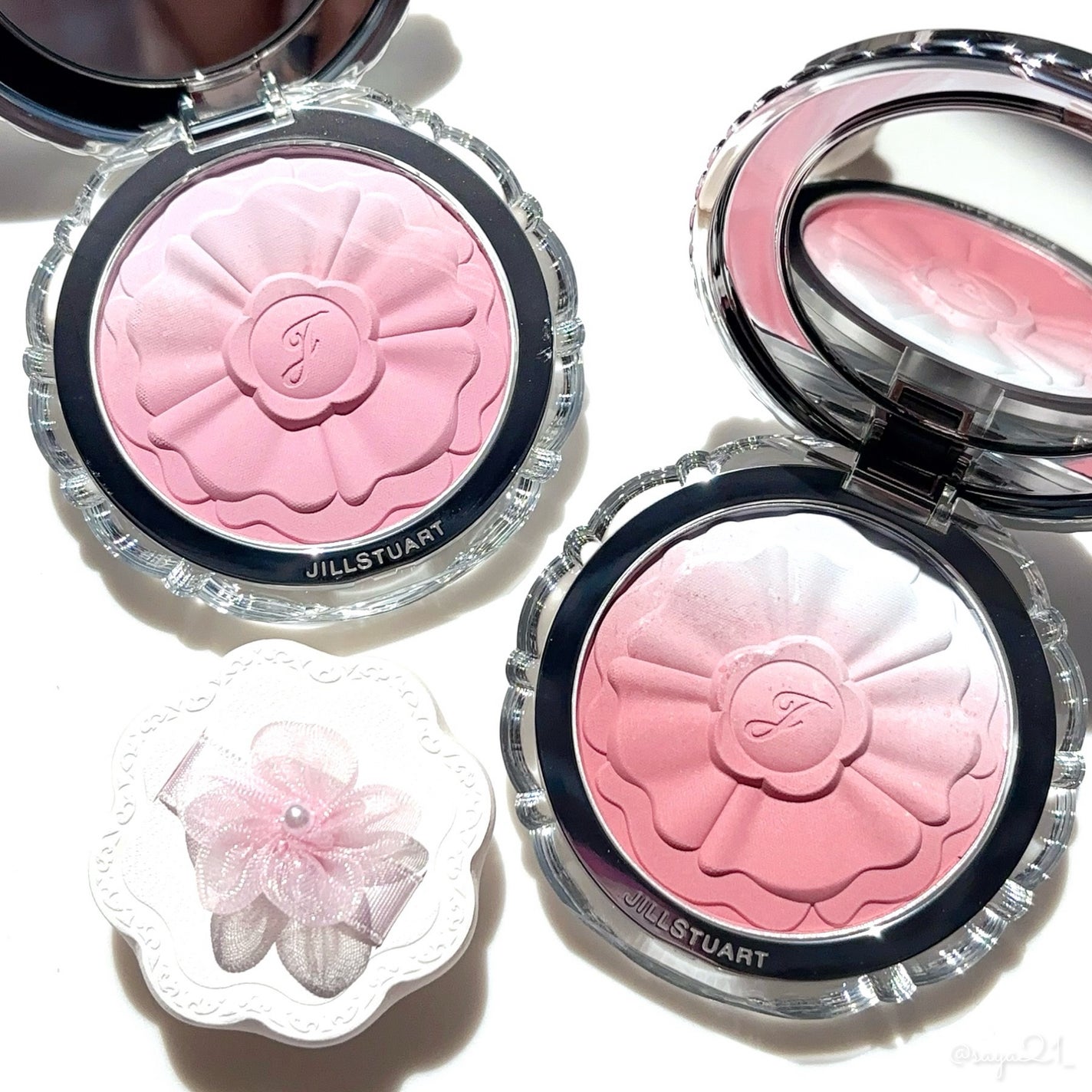 ジルスチュアート パステルペタル ブラッシュ/JILL STUART/パウダーチークを使ったクチコミ(1枚目)