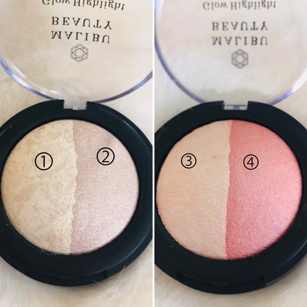 グロウハイライト/マリブビューティー/パウダーハイライトを使ったクチコミ（2枚目）