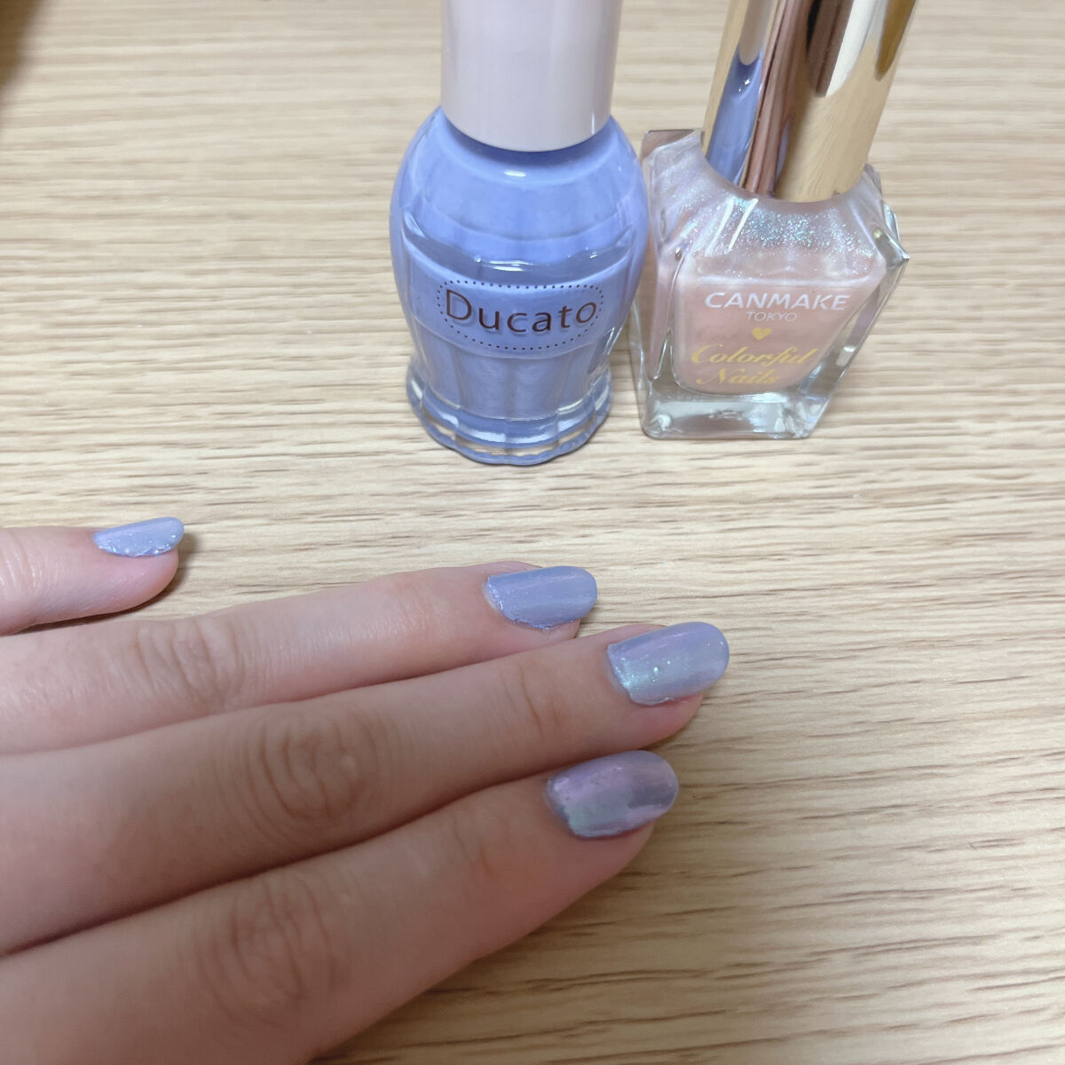 ナチュラルネイルカラーN 034 グレープソルベ/デュカート/マニキュアを使ったクチコミ（3枚目）