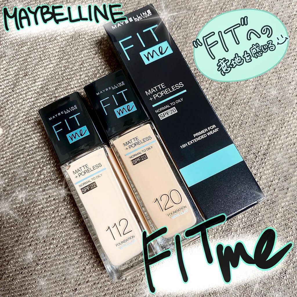 フィットミー リキッドファンデーション R/MAYBELLINE NEW YORK/リキッドファンデーションを使ったクチコミ(1枚目)