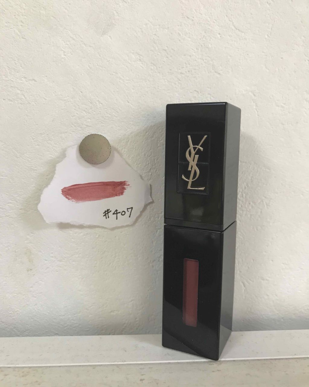 ルージュ ピュールクチュール ヴェルニ ヴィニルクリーム/YVES SAINT LAURENT BEAUTE/口紅を使ったクチコミ（1枚目）