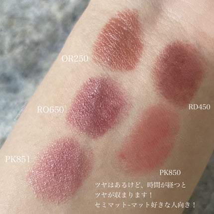 ネンマクフェイク ルージュ/Visée/口紅を使ったクチコミ(3枚目)