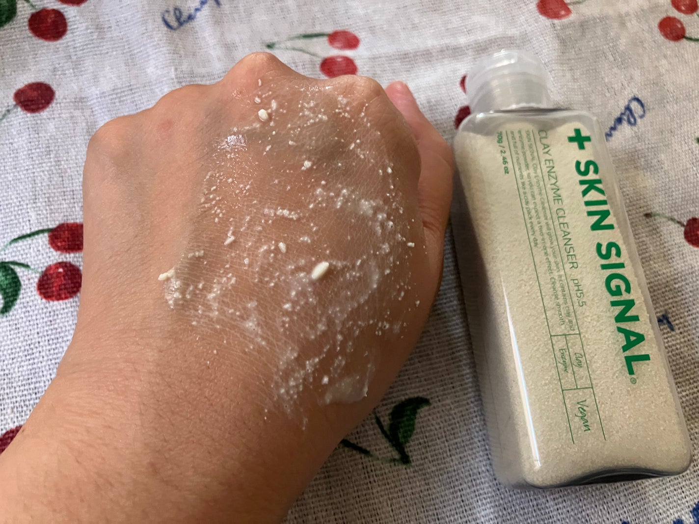 グリーン クレイ酵素クレンザー/SKIN SIGNAL/洗顔パウダーを使ったクチコミ(6枚目)