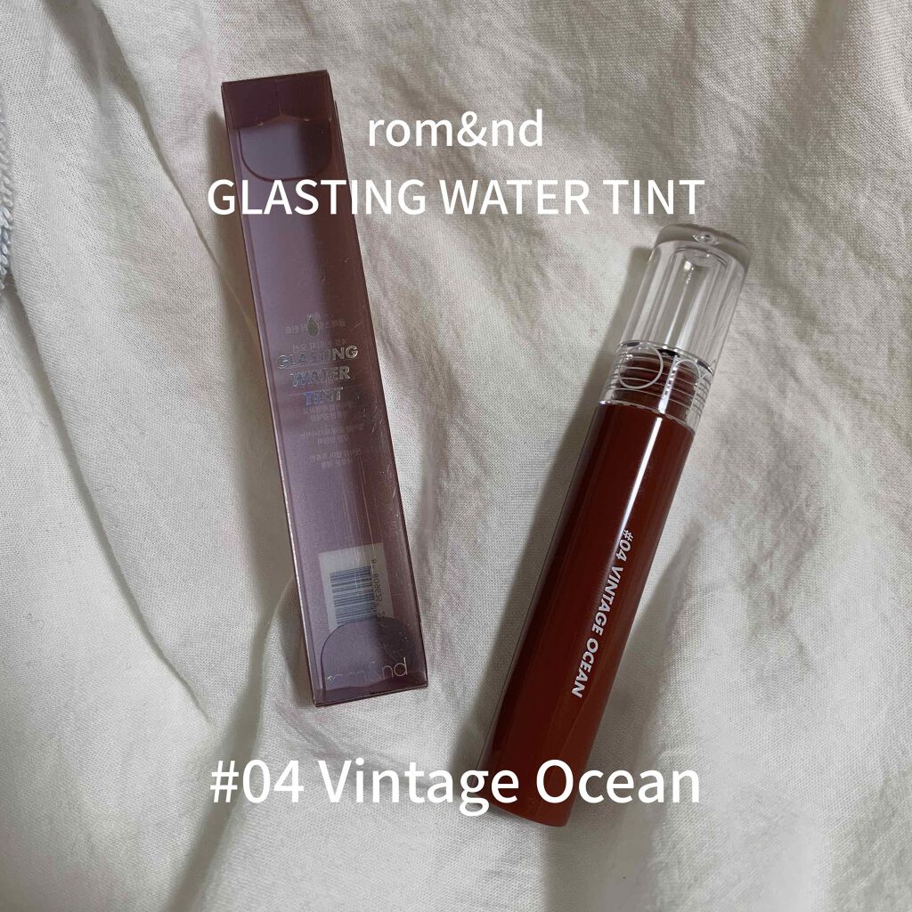 グラスティングウォーターティント/rom&nd/リップティントを使ったクチコミ(1枚目)